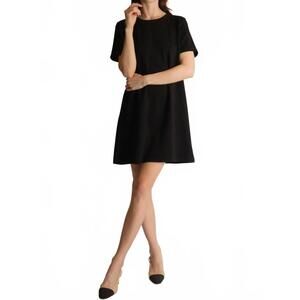 NEW BEFORE YOU under review dress in black